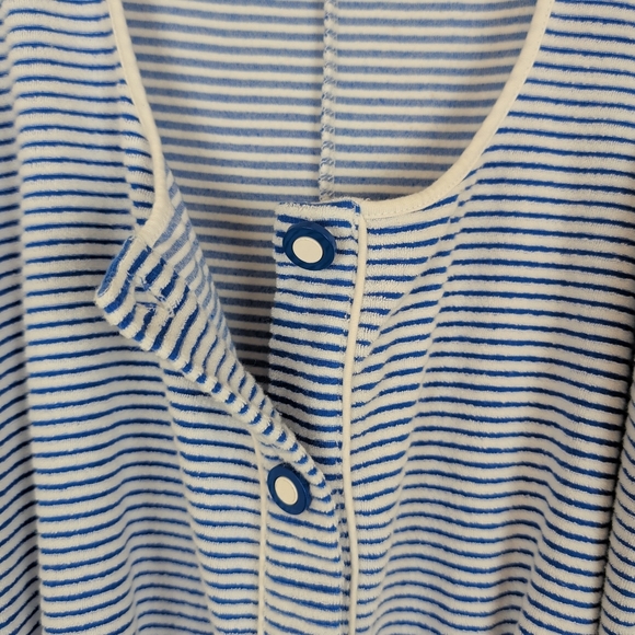 Solid & Striped The Poppy Romper - Sleeveless Terry Cloth Romper w/ Belted Waist - Picture 7 of 13